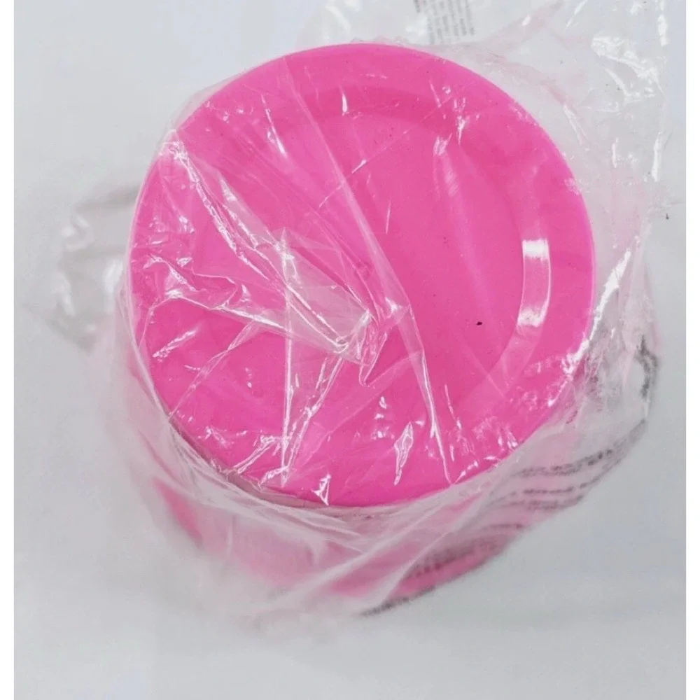 Victoria's Secret PINK Pizza Pool Float Drink Holder & Pink 8 oz‎ Drink Cup New